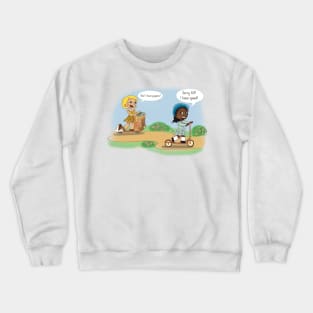 Scooter Race Kit and Claudie American Girls Crewneck Sweatshirt